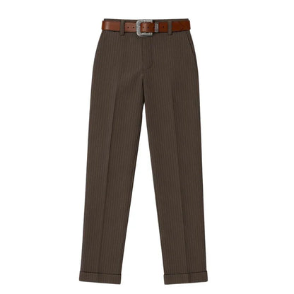 Elyna™ - Pantalon galbant rayé pour femme