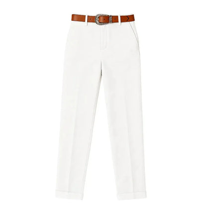 Elyna™ - Pantalon galbant rayé pour femme