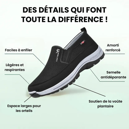 OrthoSport+™ - Chaussures de marche à confort orthopédique homme