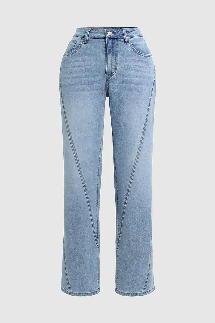 Flamingo™ - Jean coupe droite femme