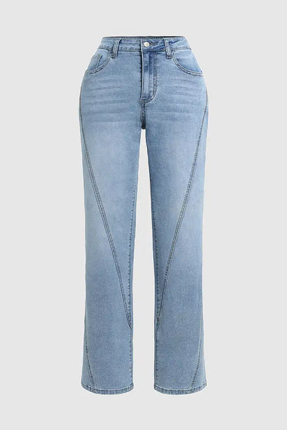 Flamingo™ - Jean coupe droite femme