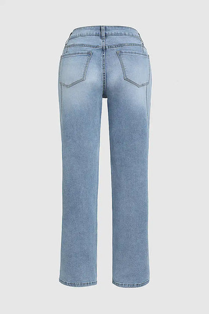 Flamingo™ - Jean coupe droite femme
