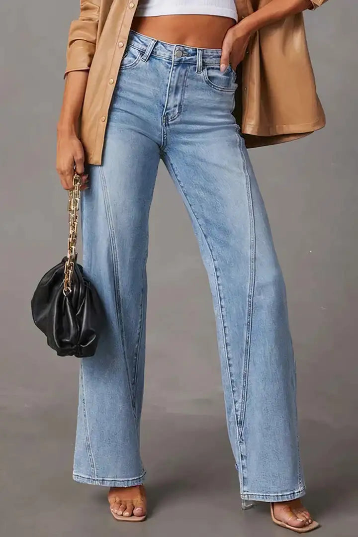 Flamingo™ - Jean coupe droite femme