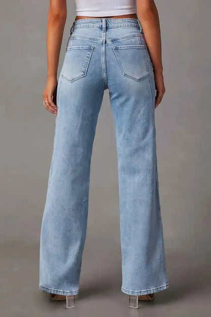 Flamingo™ - Jean coupe droite femme